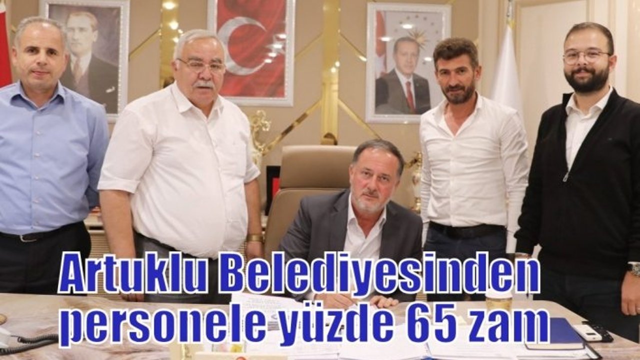 Artuklu Belediyesinden personele yüzde 65 zam