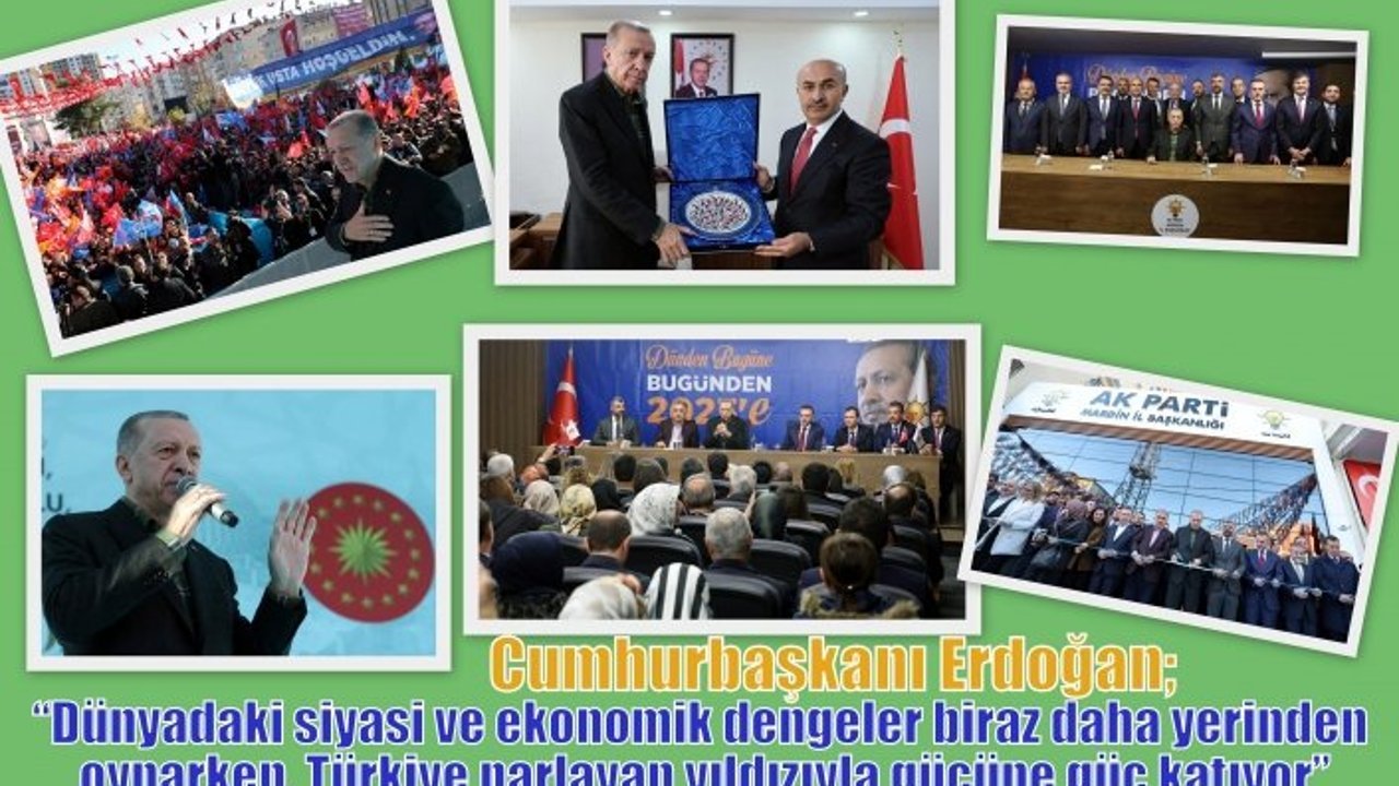 Cumhurbaşkanı Sayın Recep Tayyip Erdoğan Mardin'de