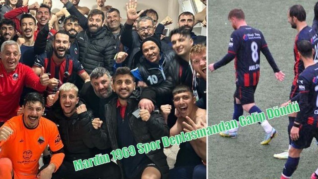 Mardin 1969 Spor Deplasmandan Galip Döndü