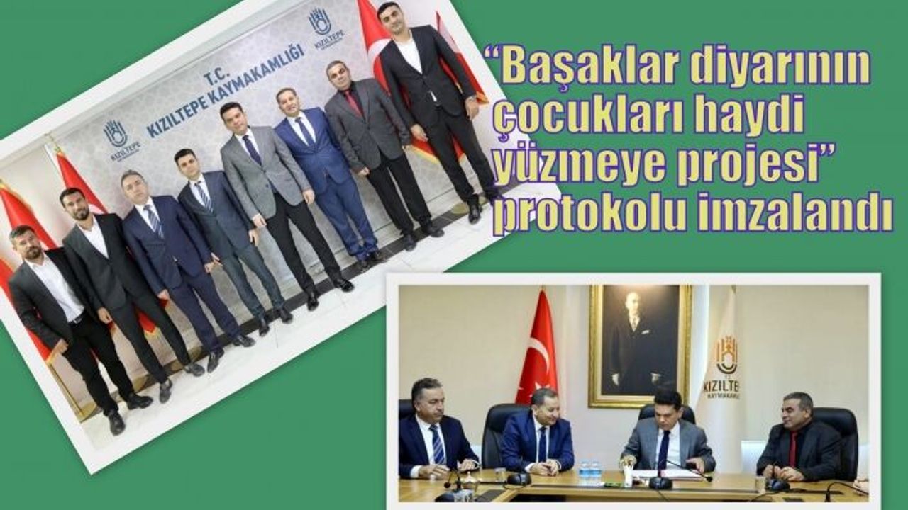 “Başaklar diyarının çocukları haydi yüzmeye projesi” protokolu imzalandı