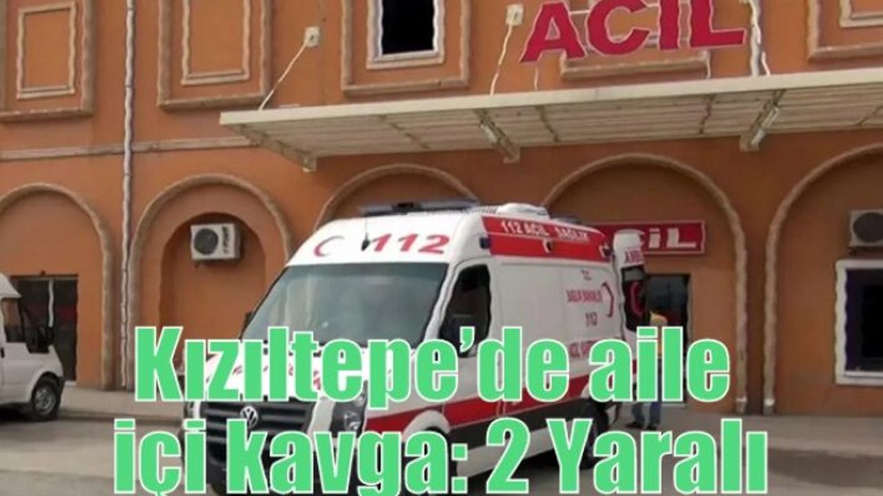 Kızıltepe’de aile içi kavga: 2 Yaralı