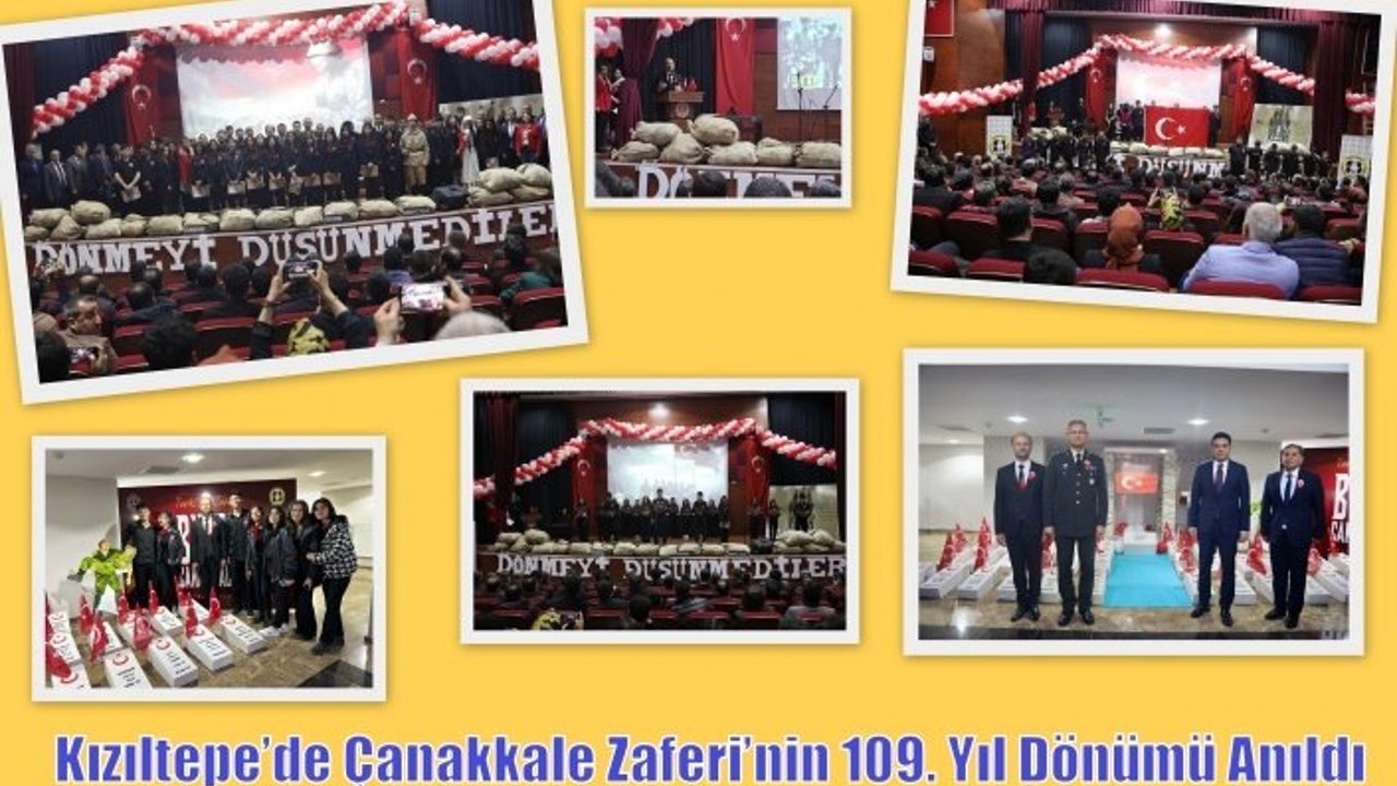 Kızıltepe’de Çanakkale Zaferi’nin 109. Yıl Dönümü Anıldı