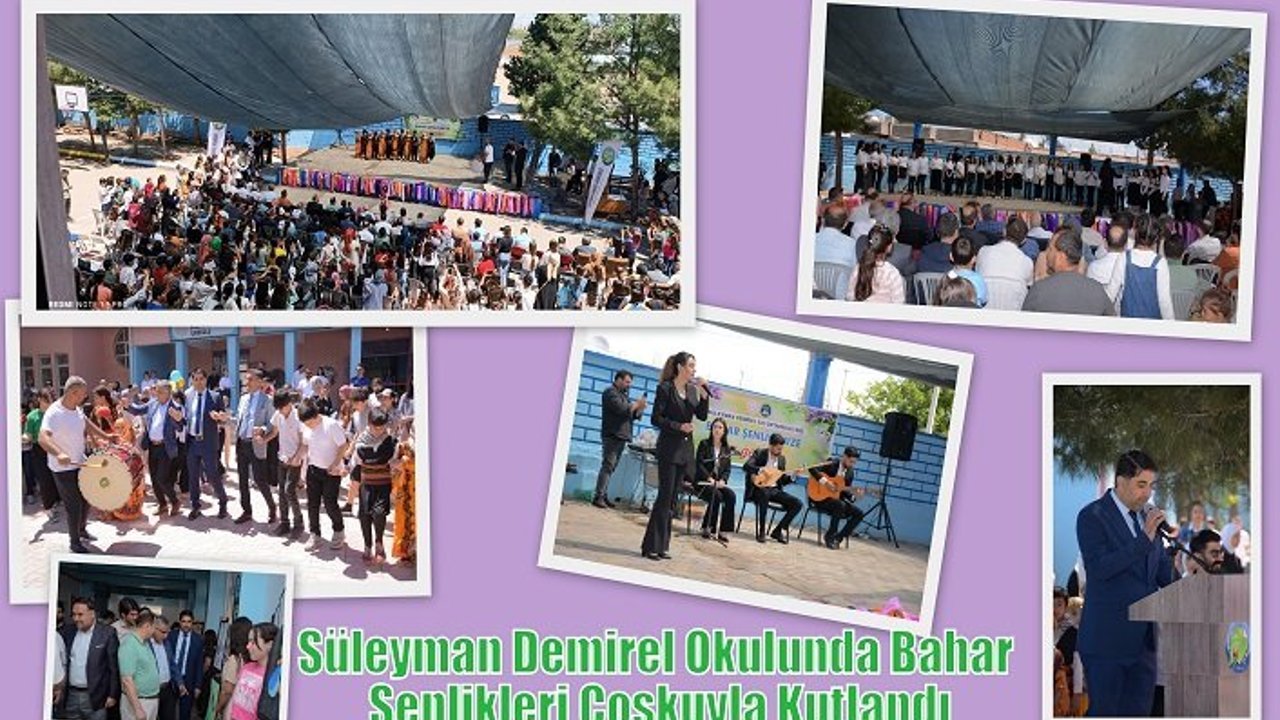 Süleyman Demirel Okulu Bahar Şenlikleri Coşkuyla Kutlandı