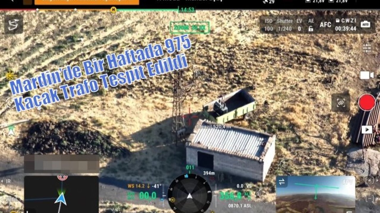 Mardin’de Bir Haftada 975 Kaçak Trafo Tespit Edildi