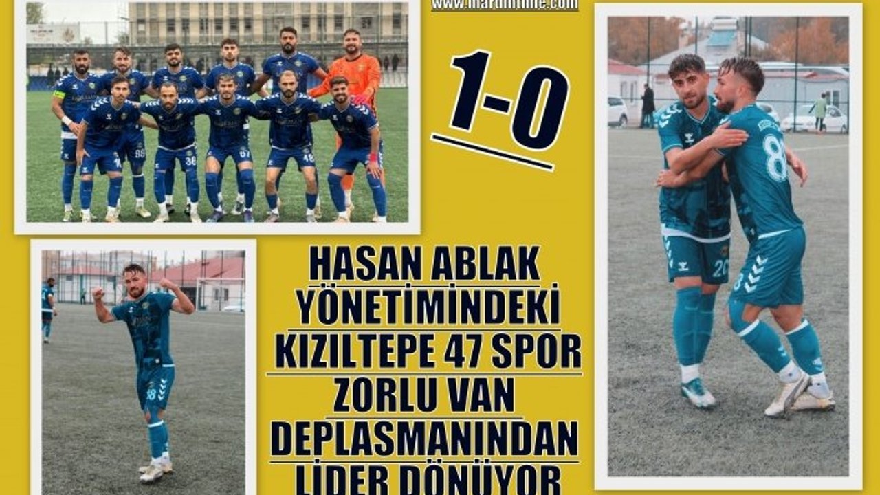 Kızıltepe Van’dan lider dönüyor: 0-1