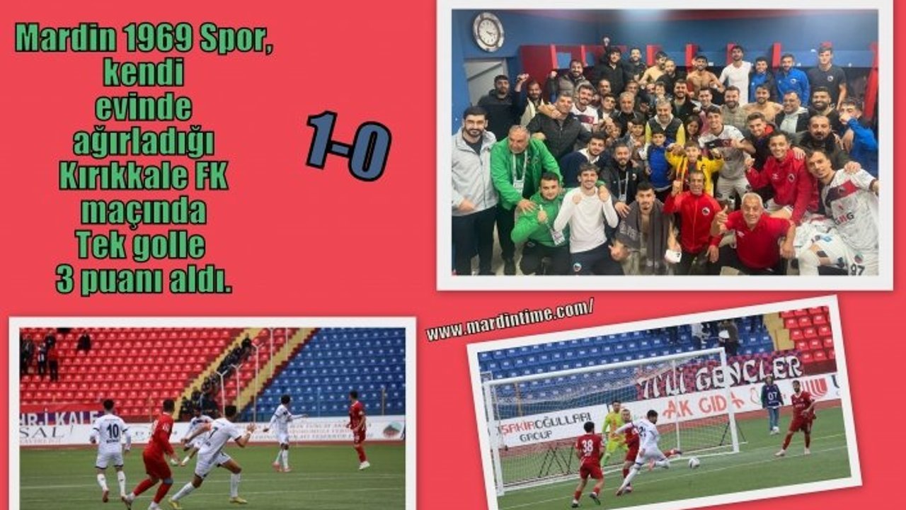 Mardin 1969 Spor yenilmezliğini sürdürdü: 1-0