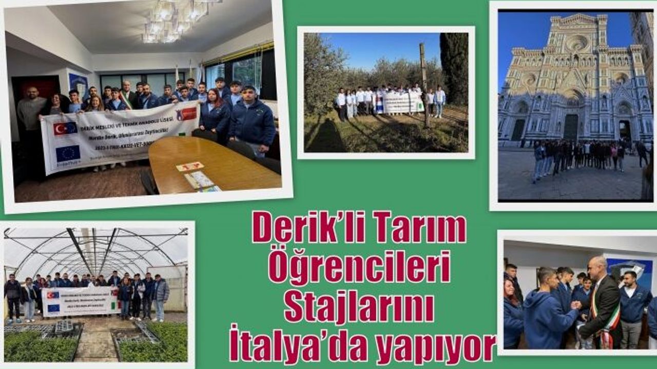 Derik’li Tarım Öğrencileri Stajlarını İtalya’da yapıyor