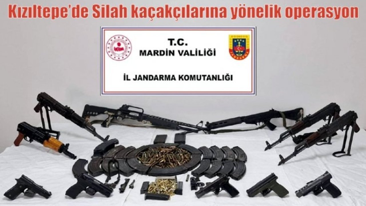 Kızıltepe’de Silah kaçakçılarına yönelik operasyon  Halit Solhan tarafından ya