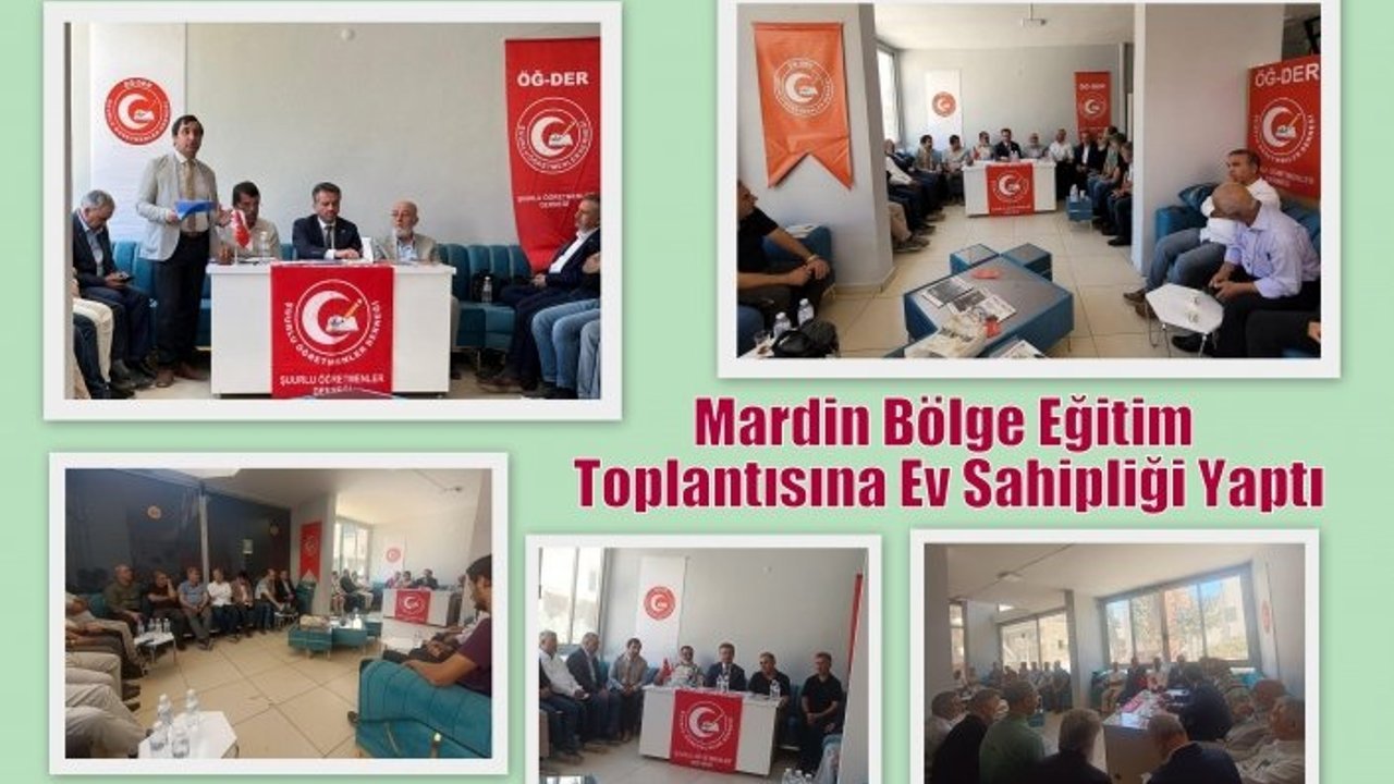 Mardin Bölge Eğitim Toplantısına Ev Sahipliği Yaptı