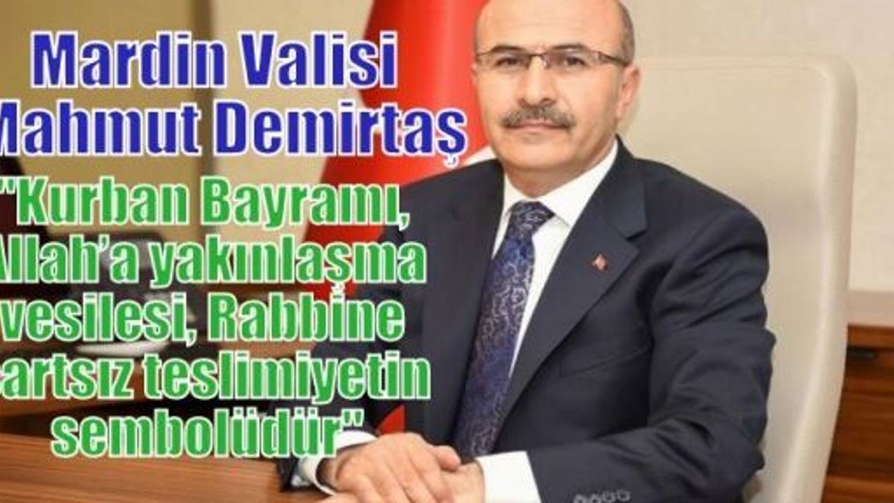 Demirtaş;“Kurban Bayramı, Allah’a yakınlaşma vesilesi, Rabbine şartsız teslimiyetin sembolüdür“