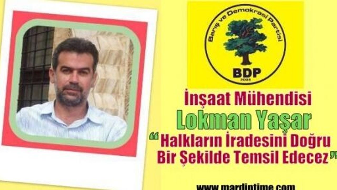 İnşaat Mühendisi  Lokman Yaşar, Artuklu ilçe Belediye Başkan Aday Adayı oldu.