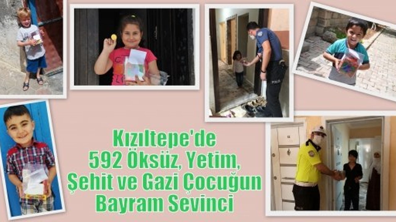 Kızıltepe'de 592 Öksüz, Yetim, Şehit ve Gazi Çocuğun Bayram Sevinci 