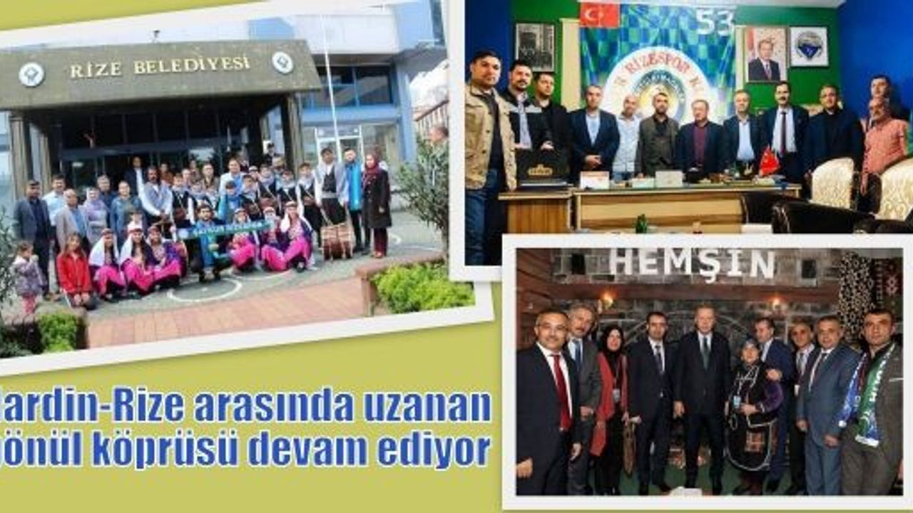 Mardin-Rize arasında uzanan gönül köprüsü devam ediyor