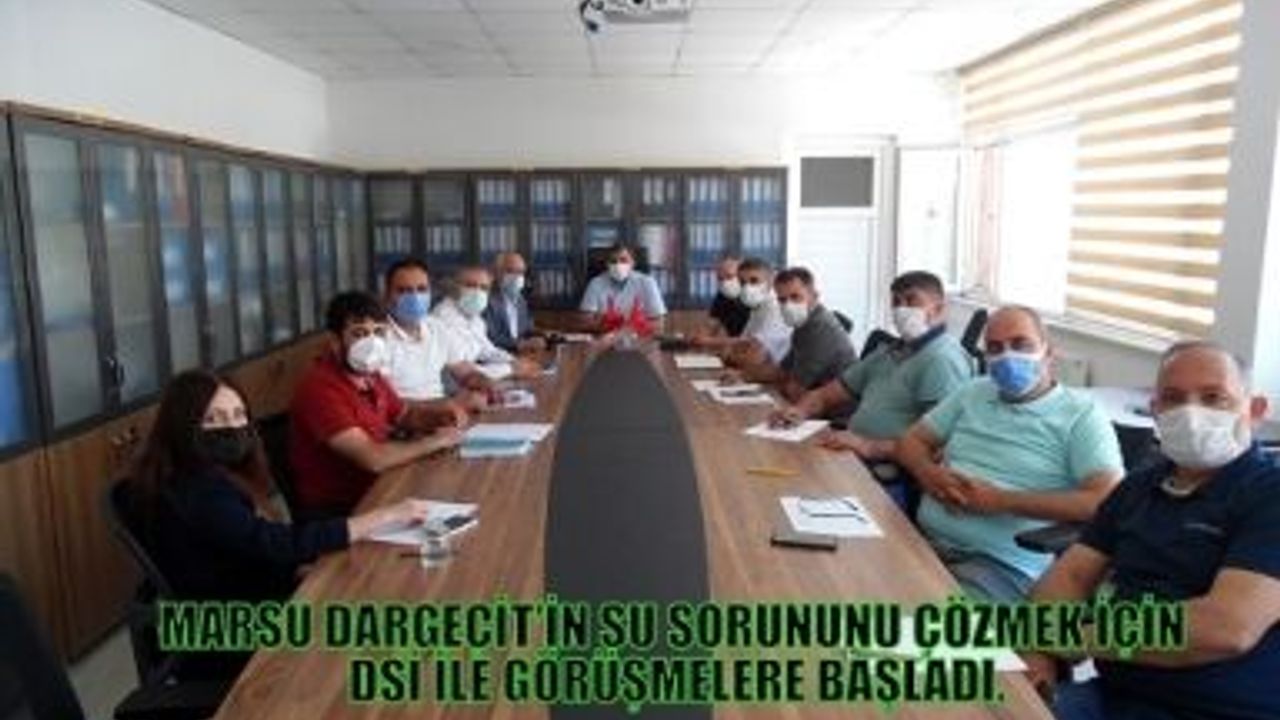  MARDİN SU VE KANALİZASYON İDARESİ GENEL MÜDÜRLÜĞÜ DARGEÇİT’İN SU SORUNUNU ÇÖZMEK İÇİN DSİ İLE GÖRÜŞMELERE BAŞLADI.