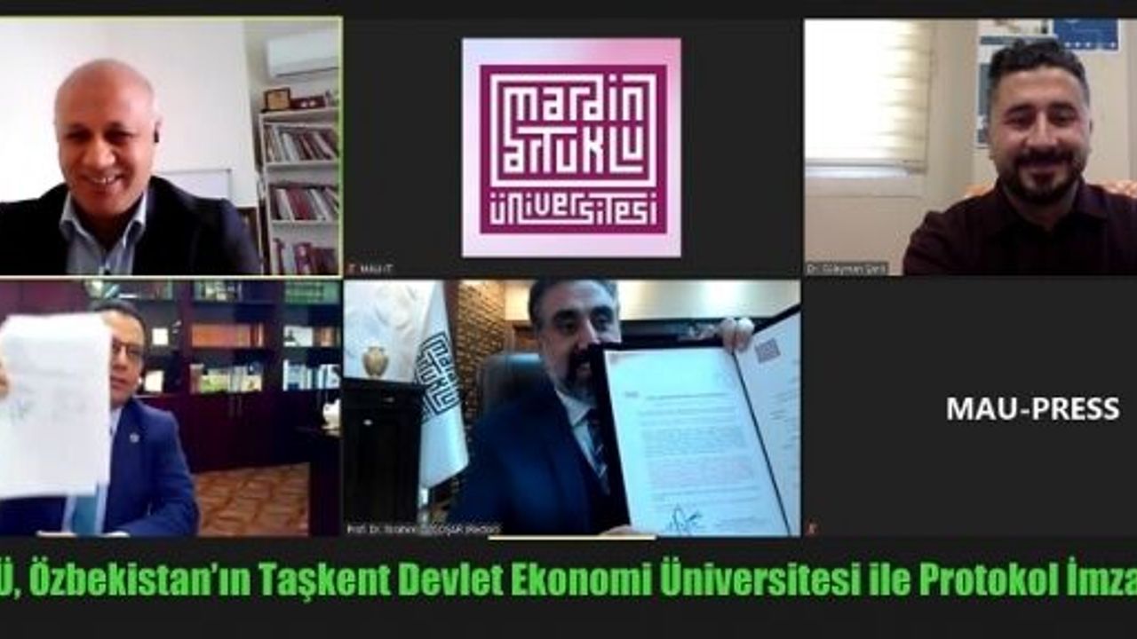 MAÜ, Özbekistan’ın Taşkent Devlet Ekonomi Üniversitesi ile Protokol İmzaladı