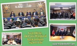 Fuat Oktay, AK Parti Mardin il başkanlığını ziyaret etti