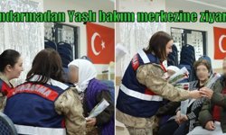 Jandarmadan Yaşlı bakım merkezine ziyaret