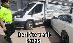 Derik'te trafik kazası