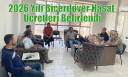 2026 Yılı Biçerdöver Hasat Ücretleri Belirlendi
