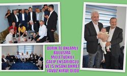 DERİK'TE ANLAMLI BULUŞMA: MİLLETVEKİLİ GALİP ENSARİOĞLU VE İŞ İNSANI AHMET YAVUZ KİRVE OLDU