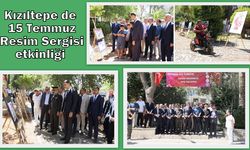 Kızıltepe de 15 Temmuz Resim Sergisi etkinliği