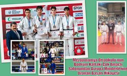 Mezopotamya Ortaokulu'nun Bodrum Kattaki Çok Amaçlı Salonundan Avrupa Minderlerine Uzanan Başarı Hikayesi