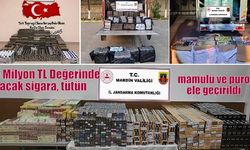 5 Milyon TL Değerinde kaçak sigara, tütün mamulü ve puro ele geçirildi