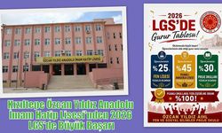 Kızıltepe Özcan Yıldız Anadolu İmam Hatip Lisesi'nden 2026 LGS'de Büyük Başarı