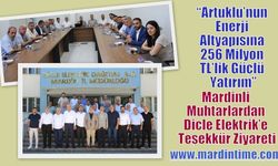 Mardinli Muhtarlardan Dicle Elektrik’e Teşekkür Ziyareti