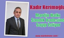DEVA Partili Kerimoğlu: Mardin halkı sandık iradesine saygı istiyor