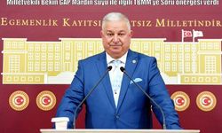 Milletvekili Bekin GAP Mardin suyu ile ilgili TBMM’ye Soru önergesi verdi