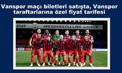 Vanspor maçı biletleri satışta, Vanspor taraftarlarına özel fiyat tarifesi