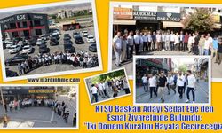 KTSO Başkan Adayı Sedat Ege’den Esnaf Ziyaretinde Bulundu: "İki Dönem Kuralını Hayata Geçireceğiz"