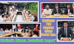 Kızıltepe TSO Başkan Adayı Sedat Ege; “Sözümüz Hizmet, Hedefimiz Başarı”