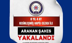 Kızıltepe’de 8 Yıl hapis cezasıyla aranan firari yakalandı