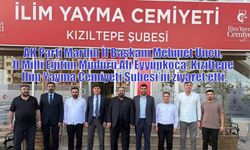 AK Parti Mardin İl Başkanı Mehmet Uncu, İl Millî Eğitim Müdürü Ali Eyyüpkoca, Kızıltepe İlim Yayma Cemiyeti Şubesi’ni zi