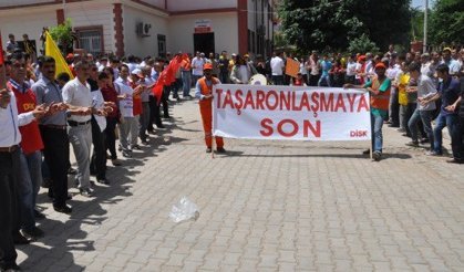 Kızıltepe KESK Bileşenleri Eylemde