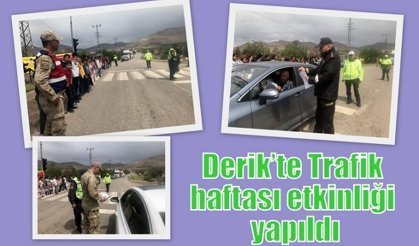 Derik’te Trafik haftası etkinliği yapıldı