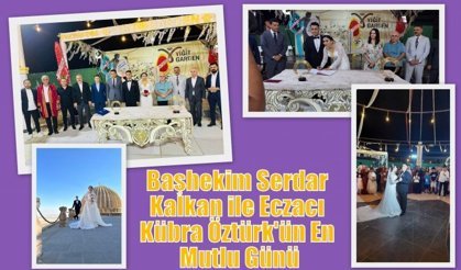 Başhekim Serdar Kalkan ile Eczacı Kübra Öztürk'ün En Mutlu Günü