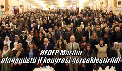 HEDEP Mardin olağanüstü il kongresi gerçekleştirildi