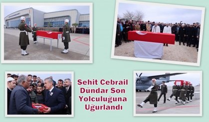 Şehit Cebrail Dündar Son Yolculuğuna Uğurlandı