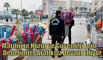 Mardin’in Huzur ve Güvenliği İçin Denetimler Aralıksız Devam Ediyor