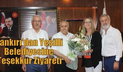  Çankırı'dan Yeşilli Belediyesine Teşekkür Ziyareti