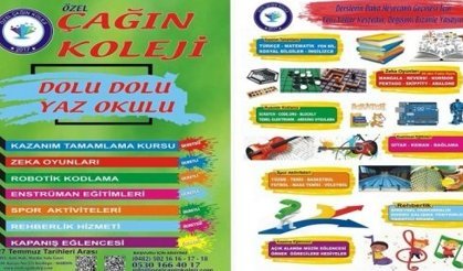 En Eğlenceli Yaz Okulu Özel Çağın Kolejinde