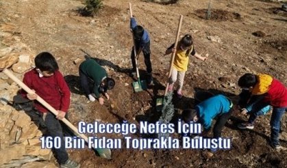 Geleceğe Nefes İçin 160 Bin Fidan Toprakla Buluştu