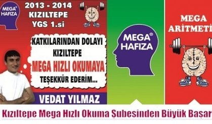 Kızıltepe Mega Hızlı Okuma Şubesinden Büyük Başarı