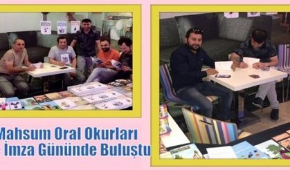 Mahsum Oral Okurları ile İmza Gününde Buluştu