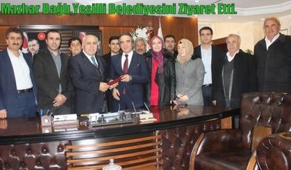 Mazhar Bağlı,Yeşilli Belediyesine Ziyarette Bulundular.