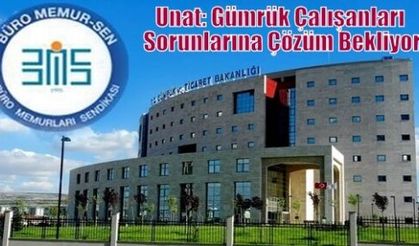 Unat: Gümrük Çalışanları Sorunlarına Çözüm Bekliyor