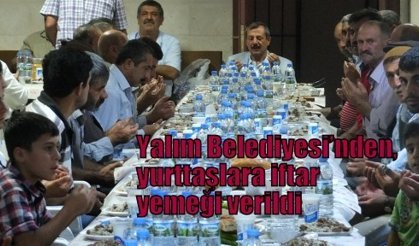 Yalım Belediyesi’nden, yurttaşlara iftar yemeği